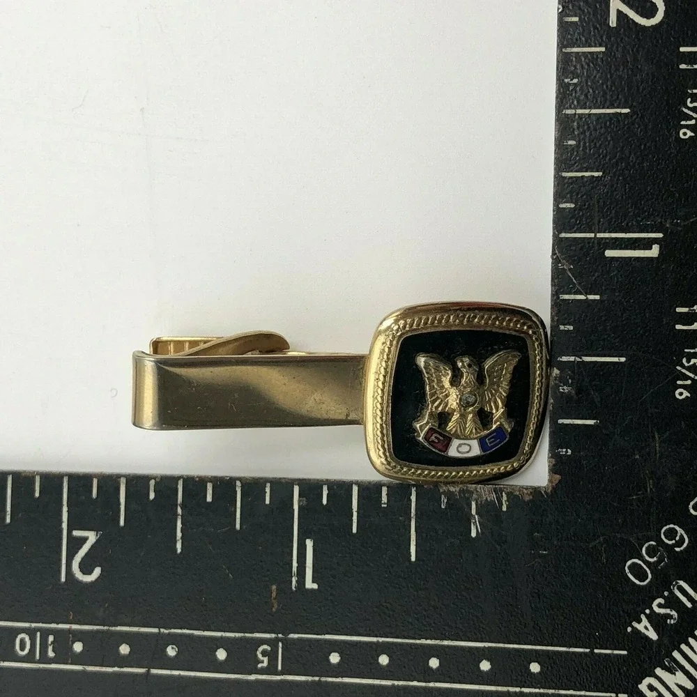 Vintage FOE Tie Clasp Klitzner The Fraternal Order of Eagles USA RI
